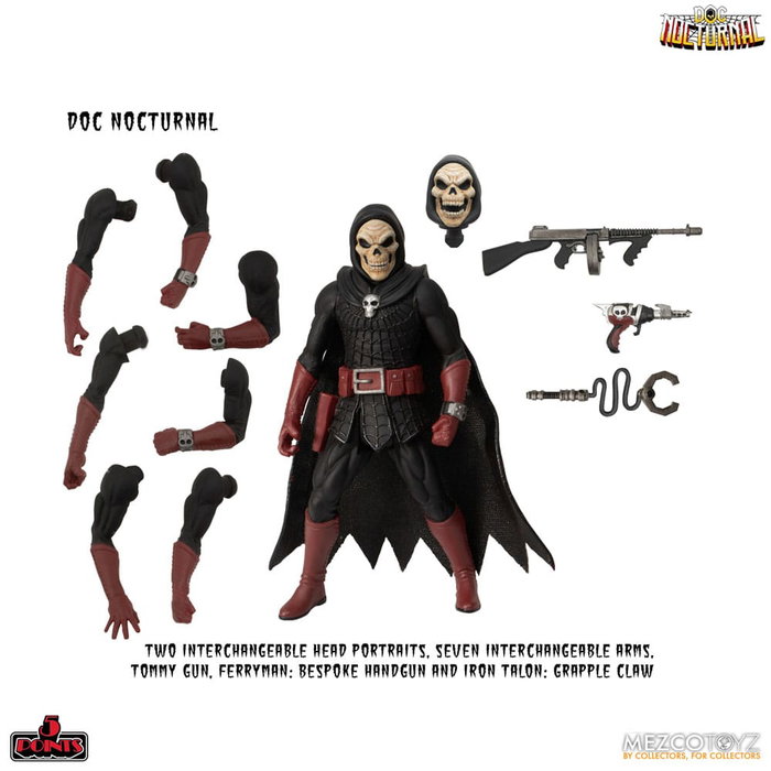 Mezco Toys Doc Nocturnal Figuras 5 Points Nocturnal Tower Playset 9 cm