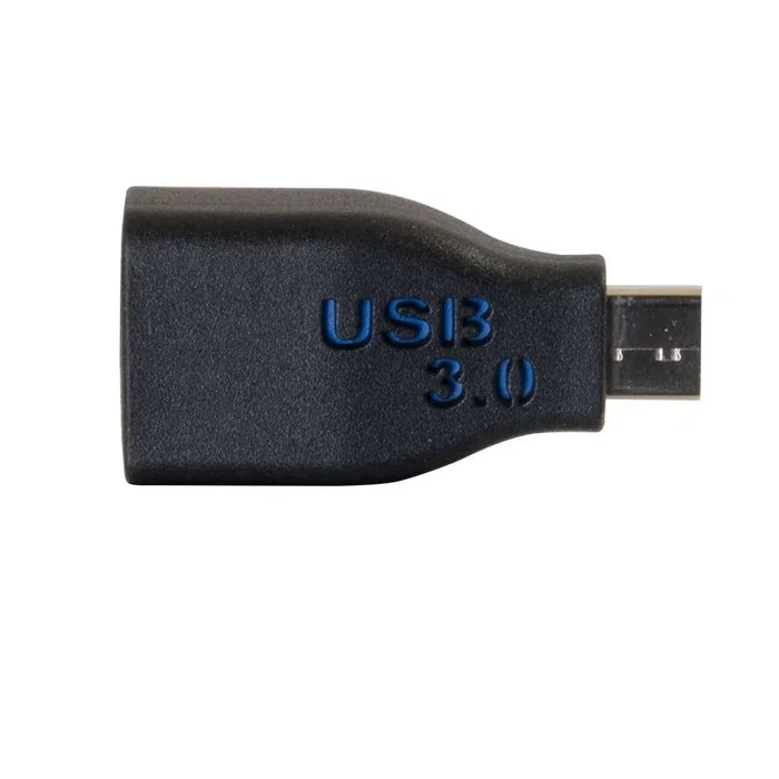 C2G CG28868 Adaptador USB-C a USB-A (5 Gbps USB 3.0) Negro para Flash Drive, Teclado, Ratón, Cable Macho/Hembra