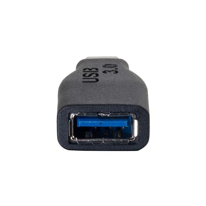 C2G CG28868 Adaptador USB-C a USB-A (5 Gbps USB 3.0) Negro para Flash Drive, Teclado, Ratón, Cable Macho/Hembra
