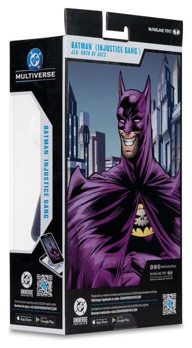 DC Multiverse Figura Batman (Injustice Gang) (JLA: Rock of Ages) (Red Platinum Edtion) 18 cm