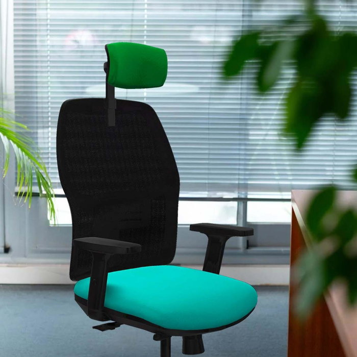 PIQUERAS Y CRESPO Alfera Silla de Oficina con Mecanismo Traslack Malla Negra y Asiento Amarillo PIQUERAS Y CRESPO Alfera Silla de Oficina con Mecanismo Traslack Malla Negra y Asiento Amarillo