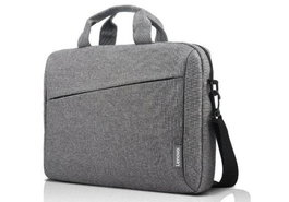 Lenovo Casual Toploader T210 - Funda Bandolera para Portátil de 15.6 Pulgadas (39.6 cm), Gris, Poliéster, Resistente al Polvo y Rayones