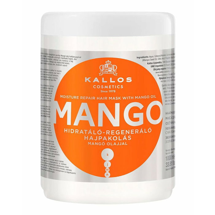 Kallos Mango Mask Mascarilla Capilar Nutritiva con Mango 1000 mL Kallos Mango Mask Mascarilla Capilar Nutritiva con Mango 1000 mL