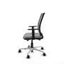 PIQUERAS Y CRESPO Silla de oficina Haches Gris con mecanismo Sincro/Traslack