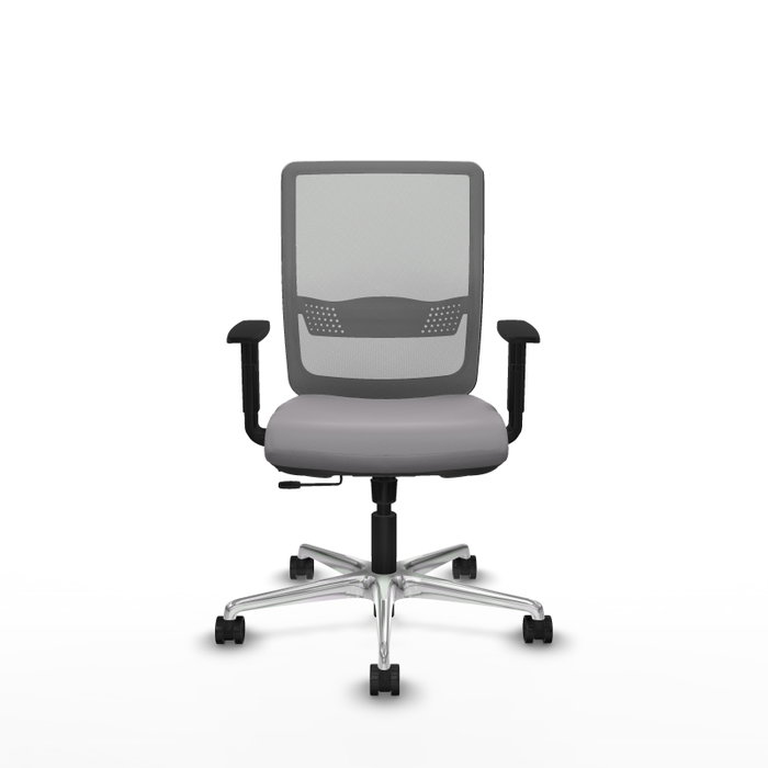 PIQUERAS Y CRESPO Silla de oficina Haches Gris con mecanismo Sincro/Traslack PIQUERAS Y CRESPO Silla de oficina Haches Gris con mecanismo Sincro/Traslack