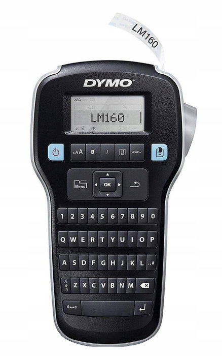 Dymo LabelManager LM160 Kit con 3 rollos de cinta D1, Silver/Black Dymo LabelManager LM160 Kit con 3 rollos de cinta D1, Silver/Black