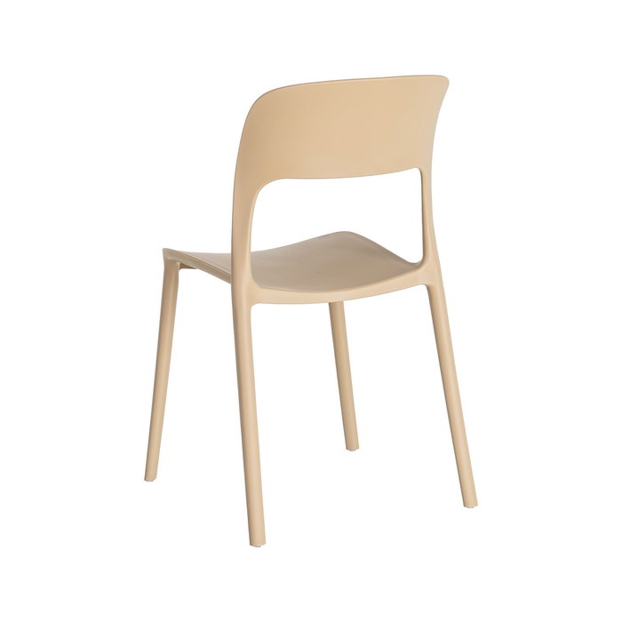 Silla Apilable Caqui Pp Contract 58 X 41 X 82 cm (Set de 2)