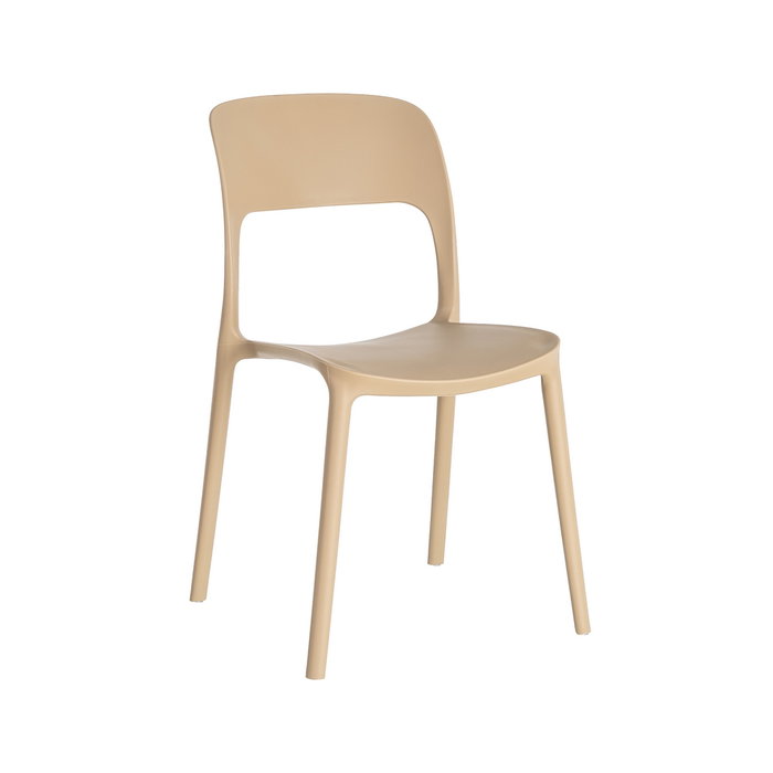 Silla Apilable Caqui Pp Contract 58 X 41 X 82 cm (Set de 2)