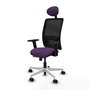 PIQUERAS Y CRESPO Silla de oficina Zulema Morado y Negro