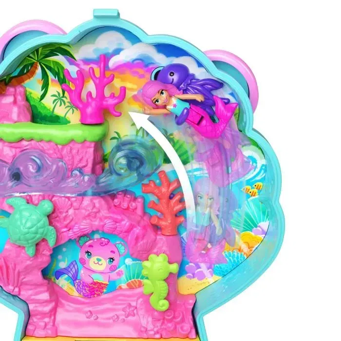 Polly Pocket Polly Pocket Juego Isla Brillante Minifiguras Animales JCB16