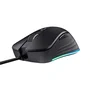 Trust Gaming GXT 924 YBAR+ Ratón Gaming Óptico USB para Mano Derecha 25600 DPI RGB 6 Botones Programables con Cable 1.8m para Juegos