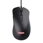 Trust Gaming GXT 924 YBAR+ Ratón Gaming Óptico USB para Mano Derecha 25600 DPI RGB 6 Botones Programables con Cable 1.8m para Juegos