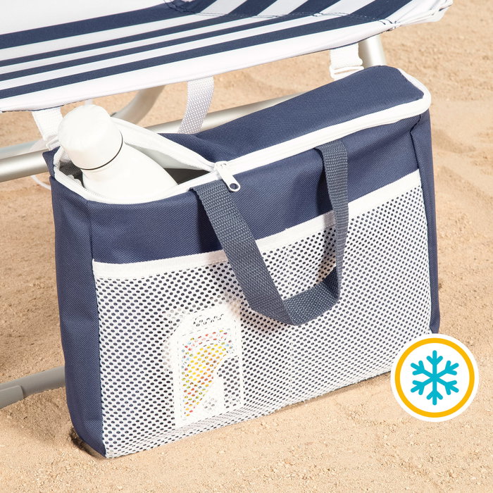 AKTIVE Silla de playa plegable con nevera portátil AKTIVE Silla de playa plegable con nevera portátil