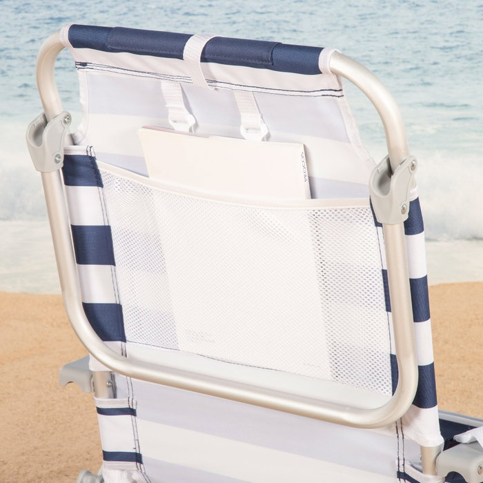 AKTIVE Silla de playa plegable con nevera portátil AKTIVE Silla de playa plegable con nevera portátil