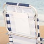 AKTIVE Silla de playa plegable con nevera portátil