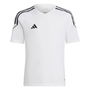 Camiseta de Fútbol de Manga Corta para Niños Adidas Tiro 23 Blanco M