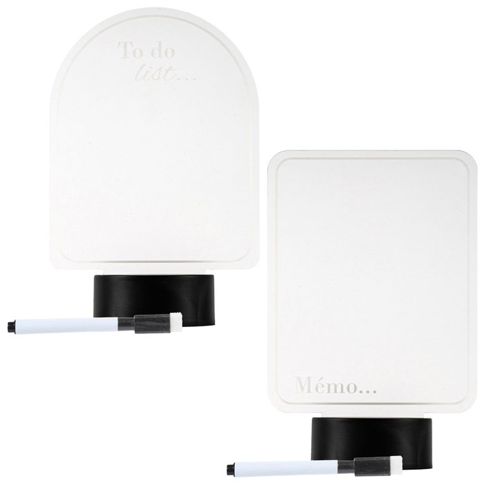 The Concept Factory Lámpara de Acrílico Con Rotulador Incluido, Modelos Surtidos To Do List o Mémo, Luz LED, Pilas AA