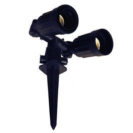 GSC Evolution Estaca Jardín Doble Negro IP44 230V