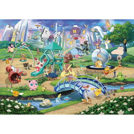 RAVENSBURGER Puzzle Eevee y el Parque Pokémon Breakout 1 de 1000 piezas