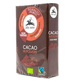 ALCE NERO Cacao Polvo Bio 75g para Postres y Chocolate a la Taza Sin Azúcares Añadidos