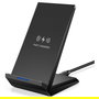 2GO 797330 Cargador Inalámbrico Fast Charging 15W Negro - Carga Rápida, USB, 5-9V, para Smartphone