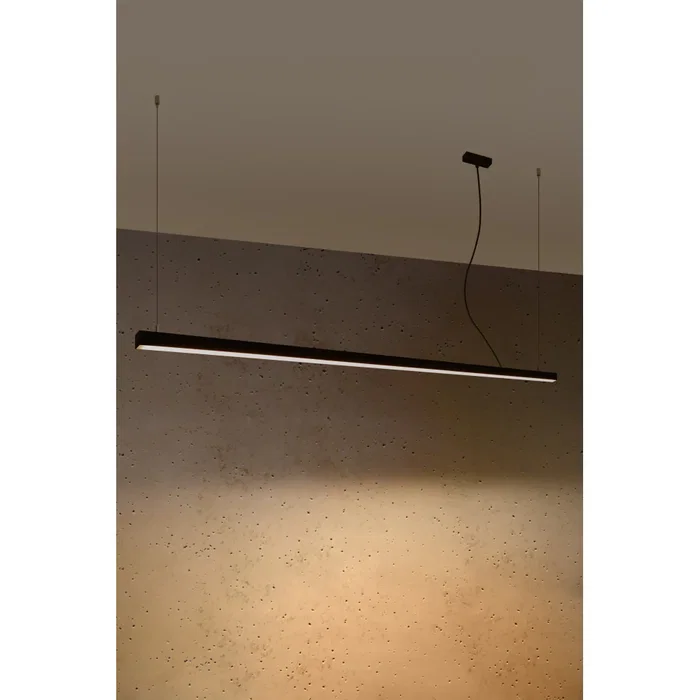 PINNE SOL-TH.229 Lámpara LED Colgante, Plafón o Aplique - Moderna, Minimalista para Gimnasio, Oficina, Galería (200W)