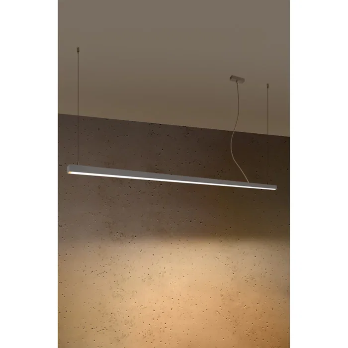 PINNE SOL-TH.229 Lámpara LED Colgante, Plafón o Aplique - Moderna, Minimalista para Gimnasio, Oficina, Galería (200W)