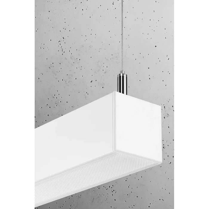 PINNE SOL-TH.229 Lámpara LED Colgante, Plafón o Aplique - Moderna, Minimalista para Gimnasio, Oficina, Galería (200W)