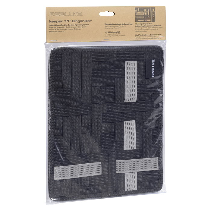 Ultron 156802 Funda para Tablet de 11" Organizer RealLife Keeper Negro Gris