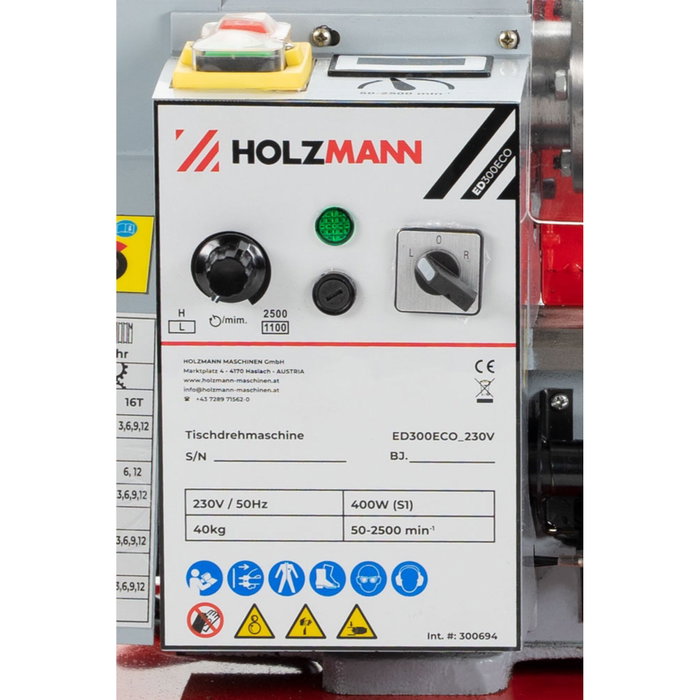 Holzmann ED300ECO 230V Torno de banco
