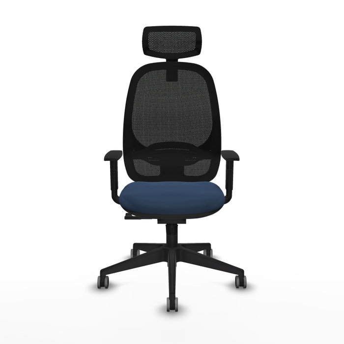 PIQUERAS Y CRESPO Silla de oficina Cilanco con mecanismo Sincro, Azul marino y Negro PIQUERAS Y CRESPO Silla de oficina Cilanco con mecanismo Sincro, Azul marino y Negro