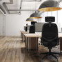 PIQUERAS Y CRESPO Silla de oficina Cilanco con mecanismo Sincro, Azul marino y Negro