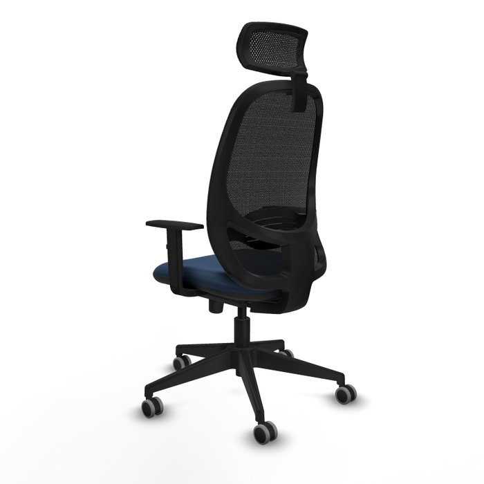 PIQUERAS Y CRESPO Silla de oficina Cilanco con mecanismo Sincro, Azul marino y Negro PIQUERAS Y CRESPO Silla de oficina Cilanco con mecanismo Sincro, Azul marino y Negro
