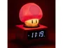 Nintendo Super Mario Despertador Digital con Pantalla LED, Función Snooze y Sonidos Oficiales, Reloj Alarma Icono Super Mushroom para Fans y Coleccionistas