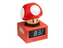 Nintendo Super Mario Despertador Digital con Pantalla LED, Función Snooze y Sonidos Oficiales, Reloj Alarma Icono Super Mushroom para Fans y Coleccionistas