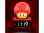 Nintendo Super Mario Despertador Digital con Pantalla LED, Función Snooze y Sonidos Oficiales, Reloj Alarma Icono Super Mushroom para Fans y Coleccionistas