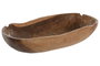 DKD Home Decor Bandeja de Decoración de Teca Natural 55x29x11 cm