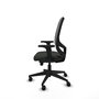 PIQUERAS Y CRESPO Silla de oficina Cilanco con mecanismo Sincro, Negro y Gris