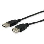 Equip Cable de Extensión USB 2.0 Tipo A Macho a Hembra 5m Negro
