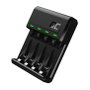 Green Cell VitalCharger Cargador de Baterías Ni-MH AA/AAA MicroUSB/USB-C Negro