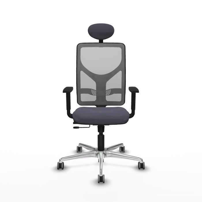 PIQUERAS Y CRESPO Silla de oficina Motilla con mecanismo Sincro/Traslack Gris