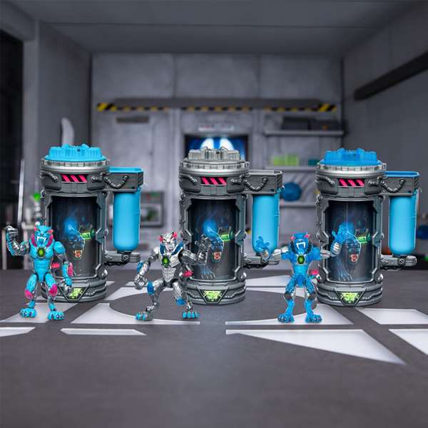 Mr. Beast Figuras Mutantes Figura 14 cm Añade Líquido Pulsa Escáner Dactilar Revela Mutador Modelos Surtidos