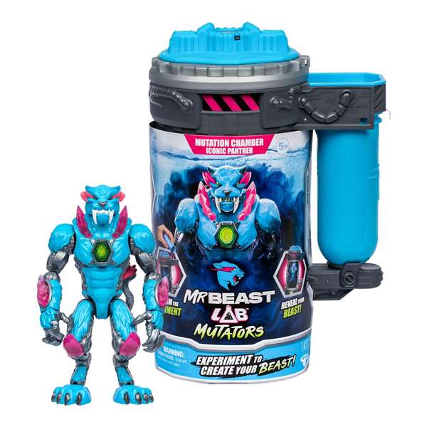 Mr. Beast Figuras Mutantes Figura 14 cm Añade Líquido Pulsa Escáner Dactilar Revela Mutador Modelos Surtidos