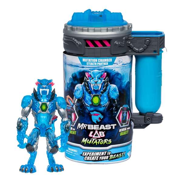 Mr. Beast Figuras Mutantes Figura 14 cm Añade Líquido Pulsa Escáner Dactilar Revela Mutador Modelos Surtidos