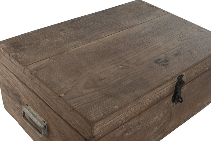 DKD Home Decor Arcón Item Home Unique/Antique Negro Marrón Madera 31 x 31 x 46 cm DKD Home Decor Arcón Item Home Unique/Antique Negro Marrón Madera 31 x 31 x 46 cm