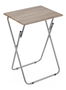 Inde Mesa Plegable Madera-Metal 48x38x66 cm 12mm Mdf 5.28 kg (2 Unidades)