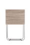 Inde Mesa Plegable Madera-Metal 48x38x66 cm 12mm Mdf 5.28 kg (2 Unidades)