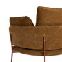 Ixia Sillón Marrón Claro Tejido-Metal