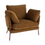 Ixia Sillón Marrón Claro Tejido-Metal
