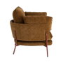 Ixia Sillón Marrón Claro Tejido-Metal
